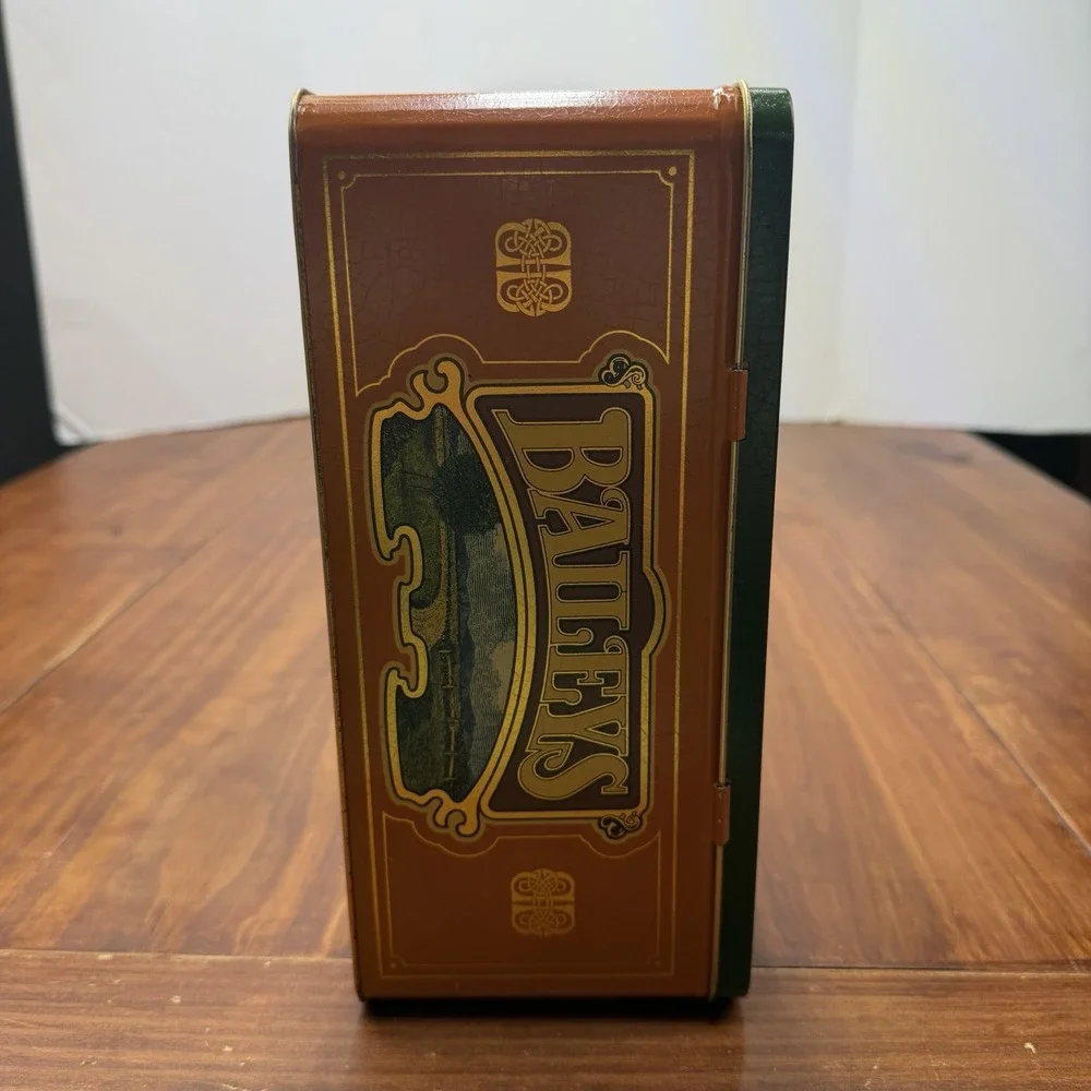 BAILEY'S Tin Empty THE ORIGINAL IRISH CREAM Hinged Tin Container Box